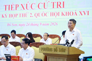 PM Le Minh Hung meets with Hai Phong voters ahead of 16th N.A.’s second session